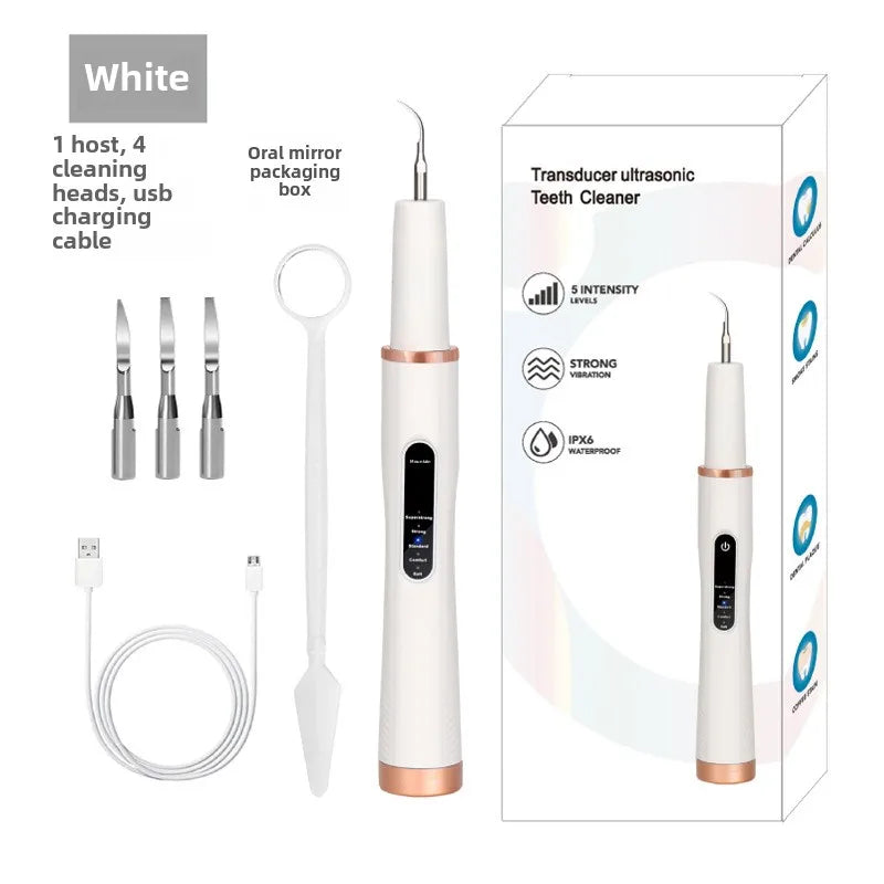 Dog Cat Grooming Smart Dental Ultrasonic Scaler Household Tooth Stone Remover Tooth Cleanertooth Whitening Oral Cleaning Tools